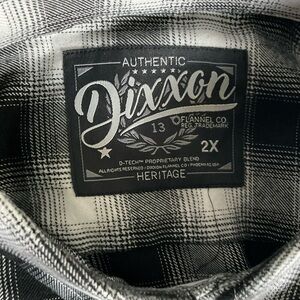 DIXXON Heritage Monochrome Checkered Men's Shirt sold out EUC